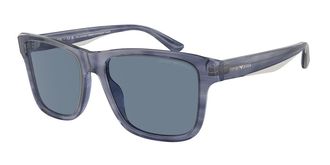 Emporio Armani EA4208 Polarized 605480 Mens Sunglasses Blue Size 56
