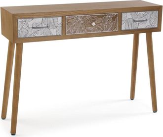 VERSA Consola para la entrada en madera aglomerada marrón