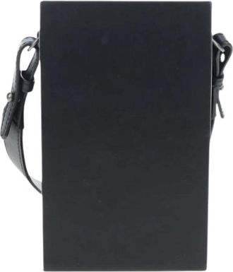 Fendi Pre-owned Vintage Cross Body Bag - Dames - Vintage Schoudertas - Zwart - ONE Size - Leer - Vintage