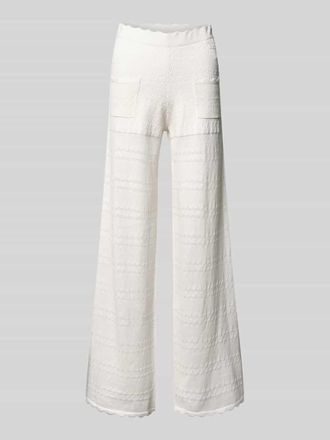 Oh April Strickhose mit Eingrifftaschen Modell Aurea in Offwhite, Gr&ouml;&szlig;e XL