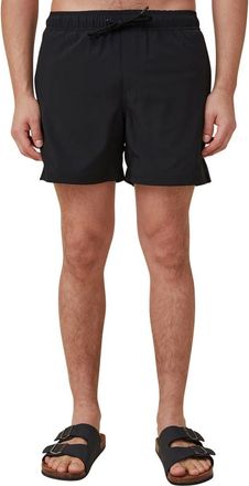 Cotton On Stretch Swim Trunks in Black at Nordstrom, Size X-Large