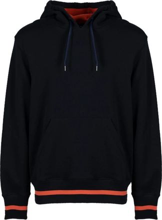 Paul Smith Happy Print Hoodie met Trekkoord - Heren - Hoodies - Zwart - S - Katoen - Hoodies & sweatvesten