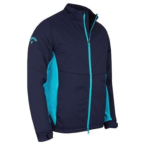 Callaway Golf Mens Mixed Media Isulate Swing Tech Thermal Jacket