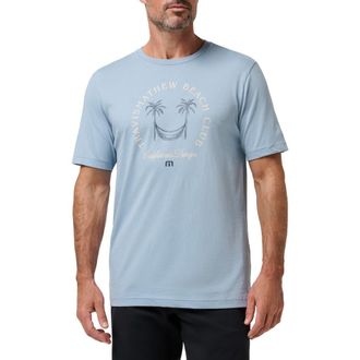 Travis Mathew Beach Club Graphic T-Shirt in Ash Blue at Nordstrom, Size Xx-Large