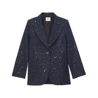 Ines De La Fressange Donna, Giacche, Blu, XL, new
