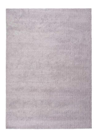 Atticgo Alfombra pelo largo plata 140x200 cm
