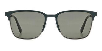 Fossil FOS 2142/G/S Asian Fit 7ZW/QT Mens Sunglasses Green Size 55