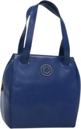 Celine Pre-owned Handbags, female, Blue, Size: ONE SIZE Pre-owned Vintage Leather Handbag