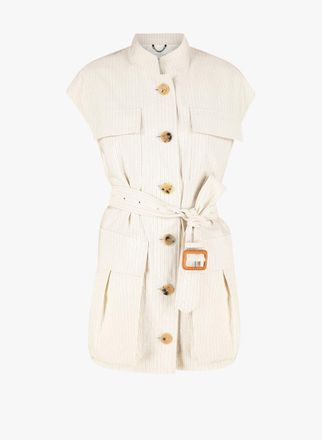 Dries Van Noten Ventura Bis 3360 W.w.jacket Ecr