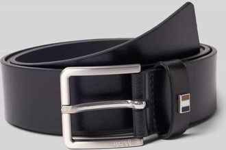 HUGO BOSS G&uuml;rtel aus echtem Leder in Black, Gr&ouml;&szlig;e 100