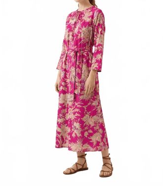 Guadalupe Design Nora Tassel Dress In Fuchsia