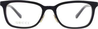Gucci Demo Rectangular Mens Sunglasses GG2002OJ 001 53