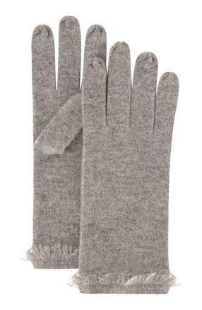 Gorski Cashmere Gloves in Gray at Nordstrom