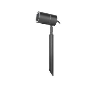 Forlight Pixa - Proyector De Jard&iacute;n Gu10 Con Pincho Estaca Para C&eacute;sped Con Protecci&oacute;n Exterior Ip44 Acero Inoxidable Negro - Forlight