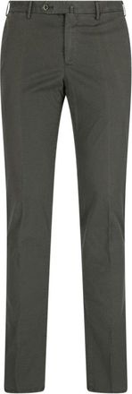 Pantaloni Torino Superslim Green Chinos With Tailored Straight Legs