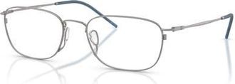 Giorgio Armani 53mm Rectangle optical glasses in Grey at Nordstrom