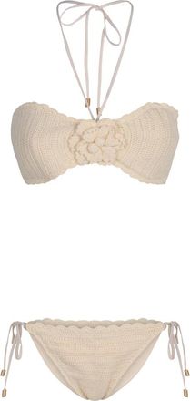 Zimmermann Donna, Costumi da bagno, Beige, S, new