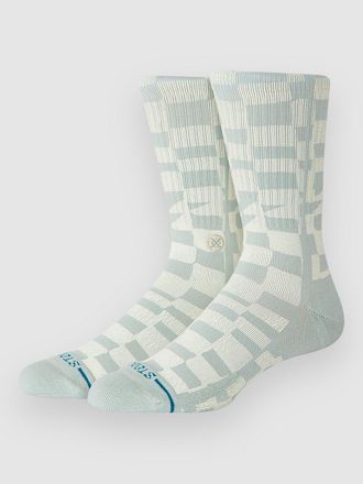 Stance Wave Check Crew Socks estampado