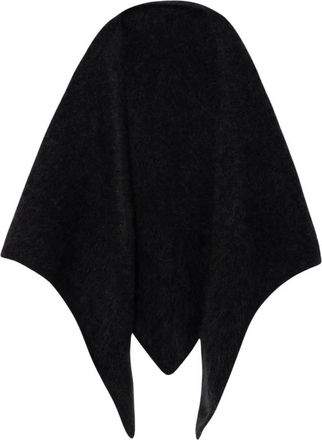 Marc O'Polo Wol Sjaal - Dames - Ponchos - Zwart - ONE Size - Wol - Jassen
