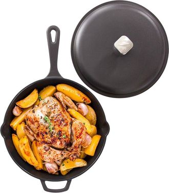 Dash Zakarian 4.5qt Cast Iron Deep Skillet
