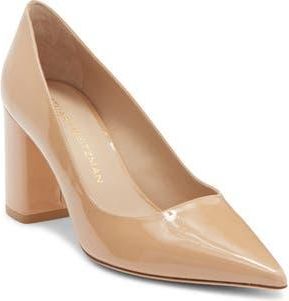 Stuart Weitzman Stuart Power Block 75 Pump in Adobe at Nordstrom Rack, Size 8.5
