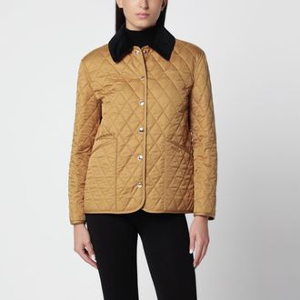 Burberry Giacca trapuntata color cammello