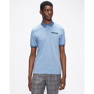 Ted Baker Mens Chipa Regular Fit Short Sleeve Shirt in Blue - Size X-Small