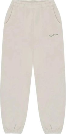 Museum of Peace and Quiet Mens Wordmark Sweatpants In Bone