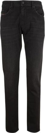 Diesel Slim-fit Jeans - Heren - Slim Fit Jeans - Zwart - W36 - Katoen - Jeans