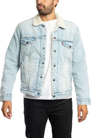 Levi's Type 3 Sherpa Trucker Jacket, Blauw