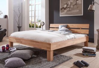 RELITA Massivholzbett »Julia, Deal für begrenzte Zeit!« stabverleimte Buche, oberfläche geölt, verschiedene Breiten