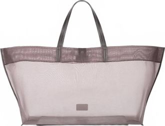 Staud Womens Christos Large Mesh Tote Bag In Espresso