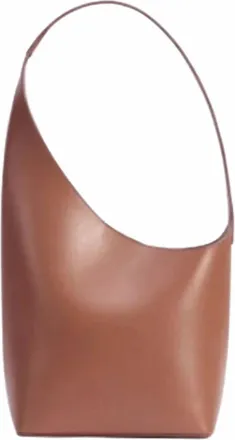 Aesther Ekme Womens Demi Lune Shoulder Bag In Brown