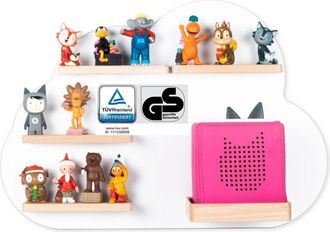 VCM Colgante De Estante De Madera Boarti Estante De Ahorro De Espacio Dimensiones: Al. 34 X An. 48 X D. 19 Cm Colgante Elegante Estante De Almacenamiento 