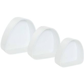 Atmosphera Set di 3 mensole sien bianche - Atmosphera cr&eacute;ateur dint&eacute;rieur