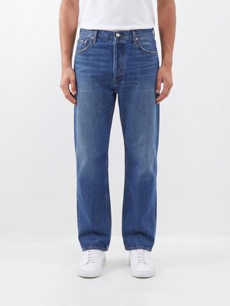 A Gold E Jeans Magnus straight in denim di cotone blu