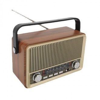 OEM Radio Retro Vintage, Port&aacute;til, Recargable, Am/fm/sw, Con Bater&iacute;a De 1800 Mah, Bluetooth, Compatible Con Usb/tf/aux, Ideal Para Cocina, Dormitorio Y Of