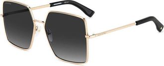 Dsquared2 D2 0052/S RHL/9O Womens Sunglasses Gold Size 59