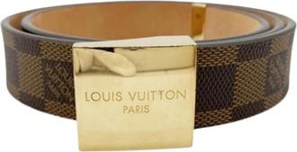 Louis Vuitton Pre-owned Belts, male, Brown, Size: ONE SIZE Pre-owned Standard Belt