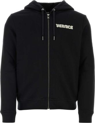 Versace Mens Black Cotton Sweatshirt - Size Large