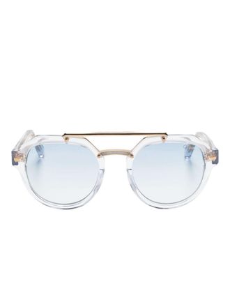Cazal MOD 8047 zonnebril met piloten montuur - Goud