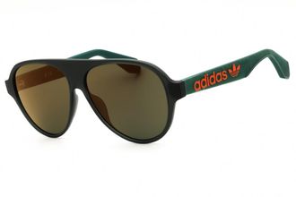 adidas OR0059 50Q Dark Brown/Green Mirror