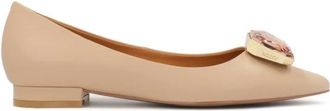 Kazar Elegante leren pumps - Dames - Ballerinas - Roze - 35 EU - Leer - Schoenen