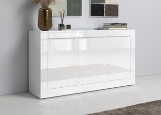 Inosign Sideboard »Basic Breite 160 cm, Kommode 3 Türen, Anrichte,« Metallgriff, moderne Rahmenoptik, viel Stauraum, Farbauswahl
