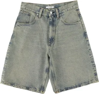 Sunflower Wide Fit Cotton Distressed Denim Shorts