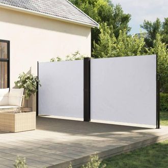 vidaXL Toldo Lateral Retr&aacute;ctil Blanco 160x1200 Cm Vidaxl