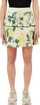 Liu Jo Mini in raso stampato - Dames - Korte rokken - Veelkleurig - XS - Satijn - Rokken