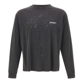 SATISFY Moth Tech Long Tee - Tops - Hombre - Gris - XL