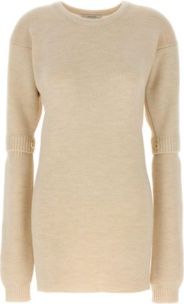 Christophe Lemaire Womens Knitted Dress With Removable Sleeves