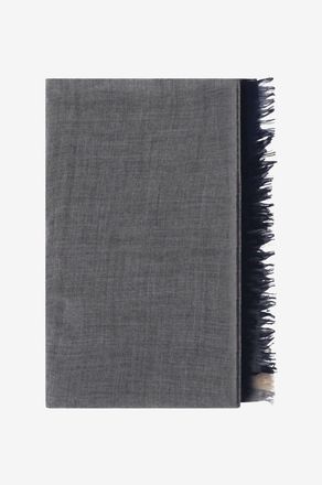 Brunello Cucinelli Feiner Colorblock-Schal aus Kaschmir und Seide